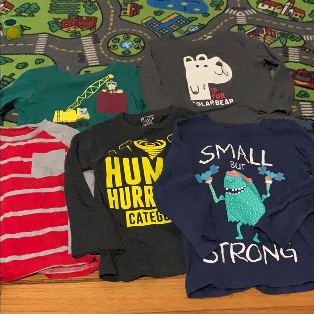 5 long sleeve T-shirts